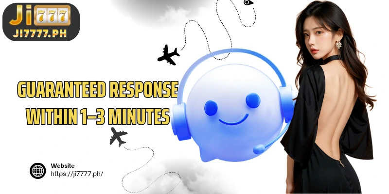 Guaranteed response within 1–3 minutes