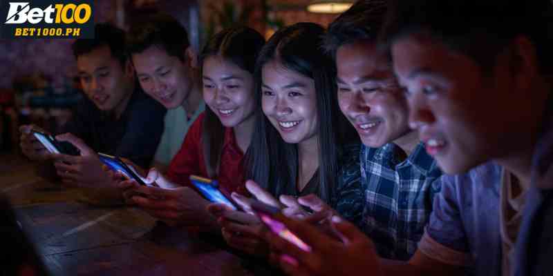 Filipino players enjoying online card games on mobile devices