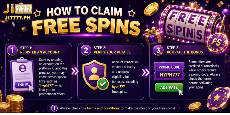 How to Claim Free Spins